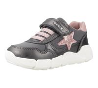 Geox B Flexyper Mini Girl, Zapatillas Niñas, Dk Grey Lt Rose, 26 EU