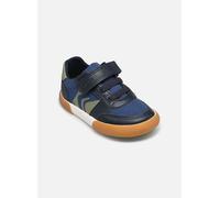 Geox Zapatillas para bebé B GISLI Boy A, Azul Marino/Oliva, Talla 23 EU