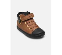 Zapatillas geox b gisli b. c - gbk cer.+nylon infantil tobacco/ne 24