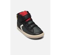 Geox B Gisli Boy, Zapatillas Bebé-Niños, Black Dk Green, 21 EU