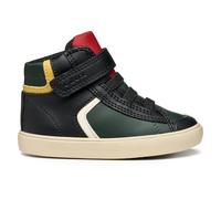 Geox B Gisli Boy, Zapatillas, Black Dk Green, 25 EU