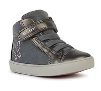 Geox B Gisli Girl B, Zapatillas Bebé-Niñas, Gris Oscuro, 20 EU