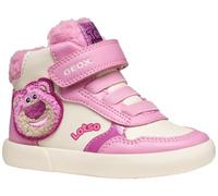 Geox B Gisli Girl, Zapatillas Niñas, Dk Pink Off White, 27 EU