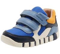 Geox B Iupidoo Boy, First Walker Shoe Bebé-Niños, Royal Dk Yellow, 23 EU