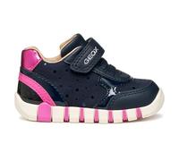 Geox B Iupidoo Girl, First Walker Shoe Bebé-Niñas, Azul Marino, Fucsia, 21 EU