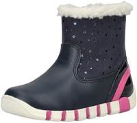 Geox B Iupidoo Girl, First Walker Shoe Niñas, Azul Marino, Fucsia, 26 EU