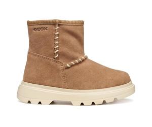 Geox B Kiddartah Girl, Bota de Tobillo Bebé-Niñas, Whisky, 23 EU