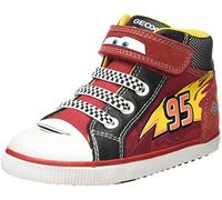 Geox B Kilwi Boy D, Sneakers para Bebé Niño, Multicolor (Red/Black), 23 EU