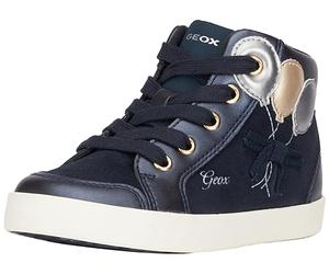 Geox B Kilwi Girl B, Zapatillas para Bebé-Niñas, DK Navy/Silver, 21 EU
