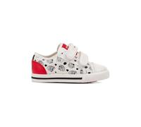 Geox B Kilwi Girl C, Zapatillas Bebé-Niñas, Color Rojo Blanco, 24 EU