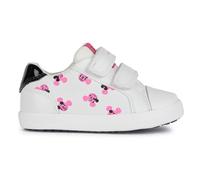 Geox B Kilwi Girl D, Zapatillas Niñas, White Fluofuchsia, 26 EU