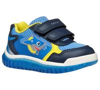 Geox B LIGHTYLOO Boy A, Zapatillas Bebé-Niños, Navy/Azure, 24 EU