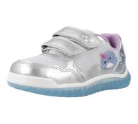 Geox B LIGHTYLOO Girl A, Zapatillas Bebé-Niñas, Silver/Sky, 23 EU