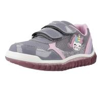 Geox B Lightyloo Girl, Zapatillas Bebé-Niñas, Gris, 21 EU