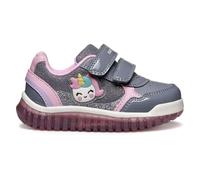 Geox B Lightyloo Girl, Zapatillas Bebé-Niñas, Gris, 24 EU