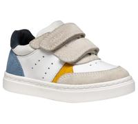 Geox - B NASHIK Boy C, Zapatillas Bebé - Joven, White/Lt Blue,