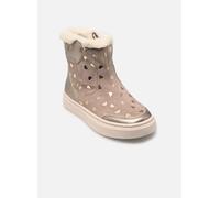 Geox B Nashik Girl, Bota de Tobillo Bebé-Niñas, Beige Oscuro, 22 EU