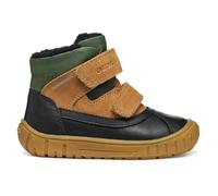 Geox B Omar Boy WPF, Bota de Tobillo, Black Dk Beige, 25 EU