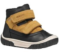 Geox B Omar Boy WPF, Bota de Tobillo, Black Dk Yellow, 26 EU