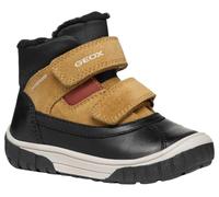Geox B Omar Boy WPF C, Botín Bebé-Niños, Black/Curry, 20 EU