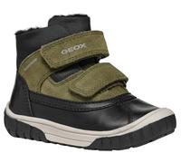 Geox B Omar Boy WPF C, Botín Bebé-Niños, Black/DK Green, 21 EU