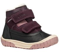 Geox B Omar Girl WPF, Bota de Tobillo Bebé-Niñas, Black Dk Purple, 21 EU