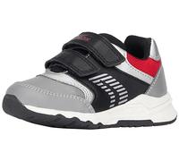 Geox B Pyrip Boy A, Zapatillas Bebé-Niños, Grey Red, 21 EU