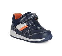 Geox B Rishon Boy A, Botines de Senderismo Bebé-Niños, Multicolor Navy Fluo Orange, 19 EU