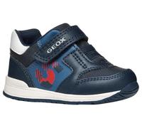 Geox B Rishon Boy A, Botines de Senderismo Bebé-Niños, Navy Dk Red, 24 EU