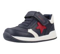 Geox B Rishon Boy, First Walker Shoe Bebé-Niños, Azul Marino, 18 EU