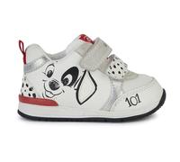 Geox B Rishon Girl B, Zapatillas Bebé-Niñas, Color Rojo Blanco, 21 EU