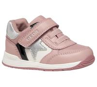 Geox B Rishon Girl, First Walker Shoe Niñas, Old Rose Black, 25 EU