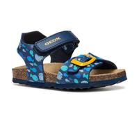 Geox - B SANDAL CHALKI BOY, Sandalia Bebé - Joven, Navy/Yellow,
