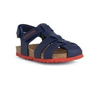 Geox B Sandal Chalki Boy, Sandalia Bebé-Niños, Multicolor Navy Red B000BC, 23 EU