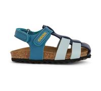 Geox B Sandal Chalki Boy, Sandalia Bebé-Niños, Multicolor Octane Navy, 20 EU
