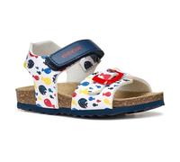 Geox B Sandal CHALKI Boy, Sandalia, White/Red, 25 EU