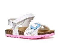 Geox B Sandal CHALKI Girl, Sandalia Bebé-Niñas, White, 21 EU