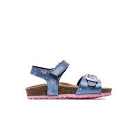 Geox B Sandal Chalki Girl, Sandalia Niñas, Navy/Lt Pink, 27 EU