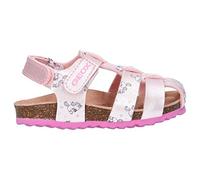 Geox B Sandal Chalki Girl, Sandalias, Niñas, Multicolor Lt Pink Fuchsia, 21 EU