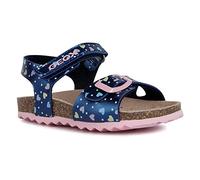 Geox B Sandal Chalki Girl, Sandalias, para Bebé Niñas, Azul (Navy Pink), 22 EU