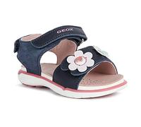 Geox B Sandal Delhi Girl, Sandalias Bebé-Niñas, Azul Navy, 21 EU
