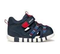 Geox IUPIDOO Boy Sandal para bebé, color azul marino/rojo, talla 22 EU