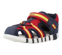 Geox B Sandal IUPIDOO Boy, Sandalia Bebé-Niños, Navy/Red, 23 EU