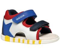 Geox B Sandal IUPIDOO Boy, Sandalia Bebé-Niños, White/Royal, 21 EU