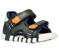 Geox B Sandal Iupidoo Boy, Sandalia, Dark Green Orange, 26 EU