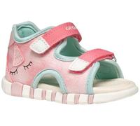 Geox - B SANDAL IUPIDOO GIR, Sandalia Niñas, Salmon/White,
