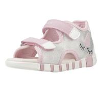 Geox - B SANDAL IUPIDOO GIR, Sandalia Niñas, Silver/Pink,
