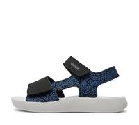 Geox B Sandal Lightfloppy, Sandalia Bebé-Niños, Black Royal, 21 EU