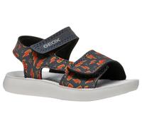 Geox B Sandal LIGHTFLOPPY, Sandalia Bebé-Niños, Navy/Red, 24 EU