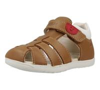 Geox B Sandal MACCHIA Boy, Sandalia, Whisky/White, 26 EU